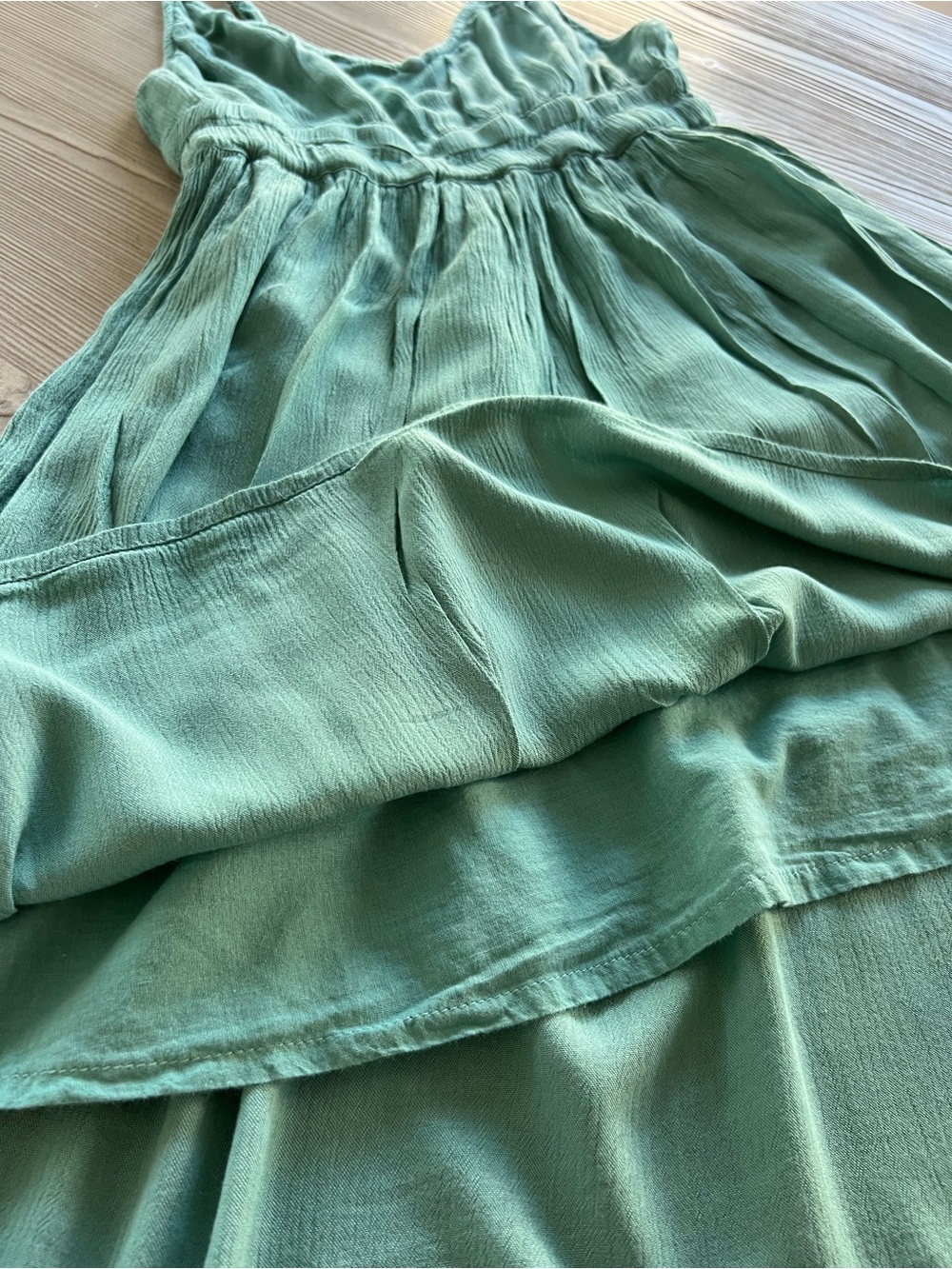 O'Neill Green Spaghetti-Strap Camisole Top - Picture 4 of 8
